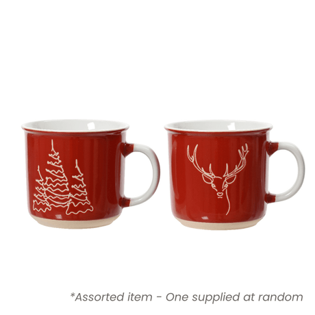 Stoneware Christmas Mug Assorted - One Supplied* - MUG SETS - Beattys of Loughrea