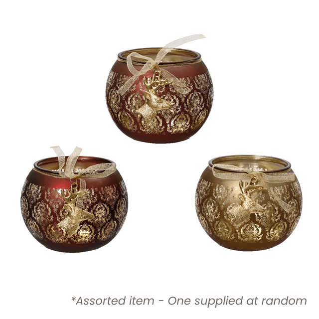 Laser Cut Reindeer Tealight Holder Assorted - One Supplied* - CANDLE HOLDERS / Lanterns - Beattys of Loughrea