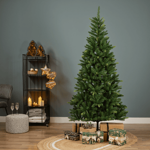 Straja Fir Green Christmas Tree 210cm (7ft) - XMAS TREE ARTIFICIAL - Beattys of Loughrea