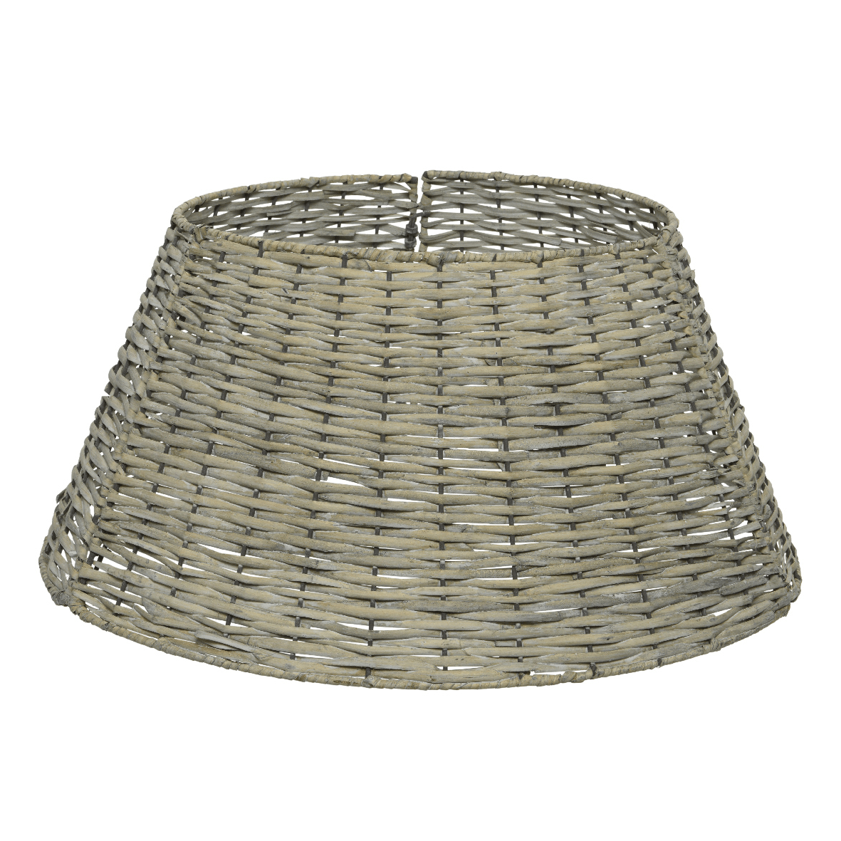 Everlands Collapsible Grey Willow Christmas Tree Skirt 70cm - XMAS TREE STANDS / BAGS / SKIRTS - Beattys of Loughrea