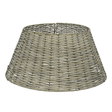 Everlands Collapsible Grey Willow Christmas Tree Skirt 70cm - XMAS TREE STANDS / BAGS / SKIRTS - Beattys of Loughrea