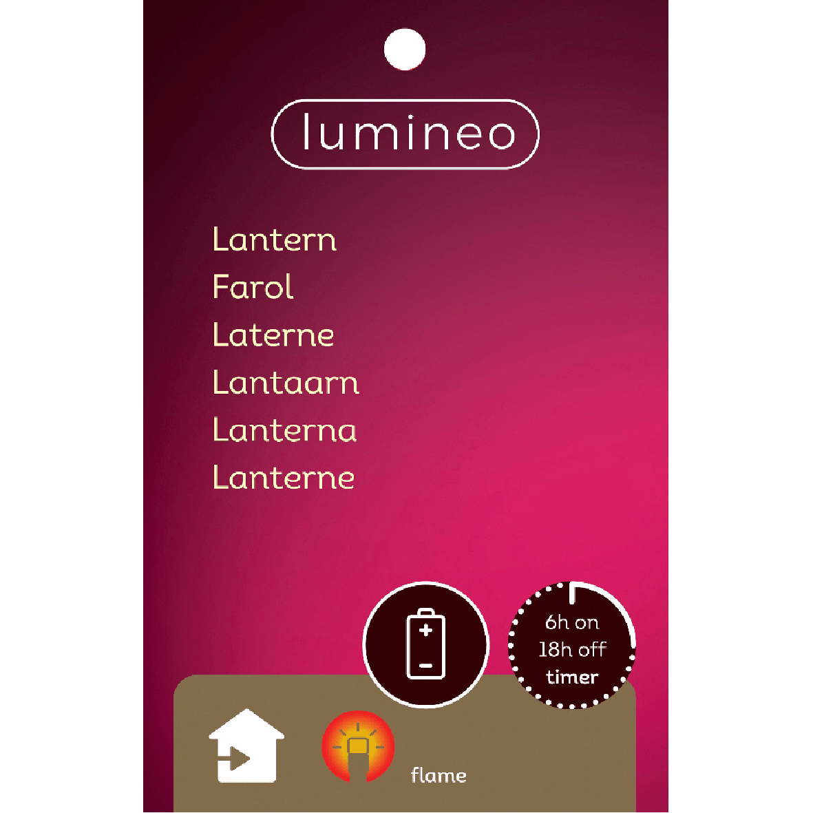 LED Lantern 30cm Assorted - One Supplied* - XMAS ROOM DECORATION LARGE AND LIGHT UP - Beattys of Loughrea