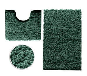 Gaveno Cavailia Ultimate Zero Twist 2pc Bath Set Green - BATH MATS/SETS - Beattys of Loughrea