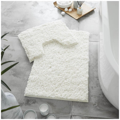 Gaveno Cavailia Ultimate Zero Twist 2pc Bath Set Cream - BATH MATS/SETS - Beattys of Loughrea