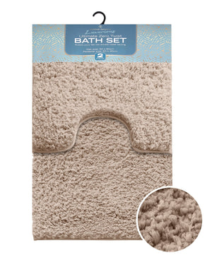 Gaveno Cavailia Ultimate Zero Twist 2pc Bath Set Blush Pink - BATH MATS/SETS - Beattys of Loughrea