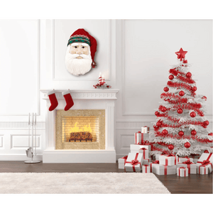 Hanging Santa with Red Velvet Hat 42x24x77cm - XMAS SOFT DECOS - Beattys of Loughrea