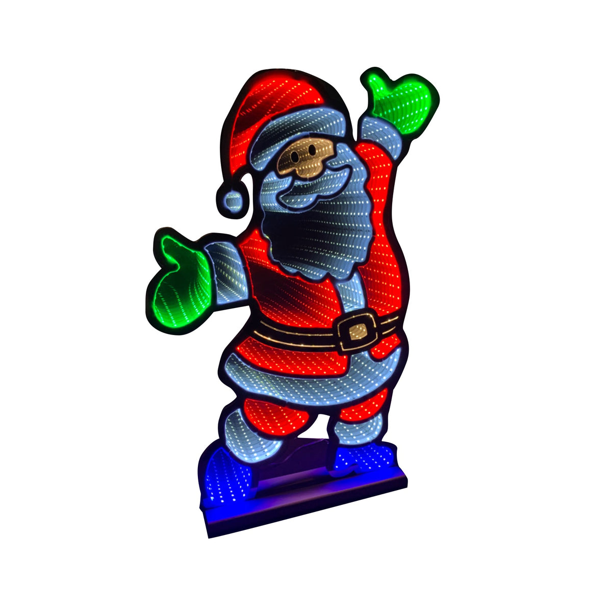 Infinity Standing Santa on Wooden Base 60cm – Beattys of Loughrea