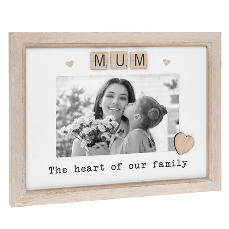 Scrabble Sentiments 4x6 Photo Frame Mum - PHOTO FRAMES - PLATED, GILT, STONE - Beattys of Loughrea