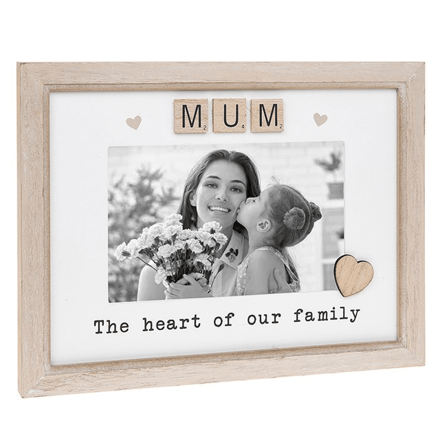 Scrabble Sentiments 4x6 Photo Frame Mum - PHOTO FRAMES - PLATED, GILT, STONE - Beattys of Loughrea