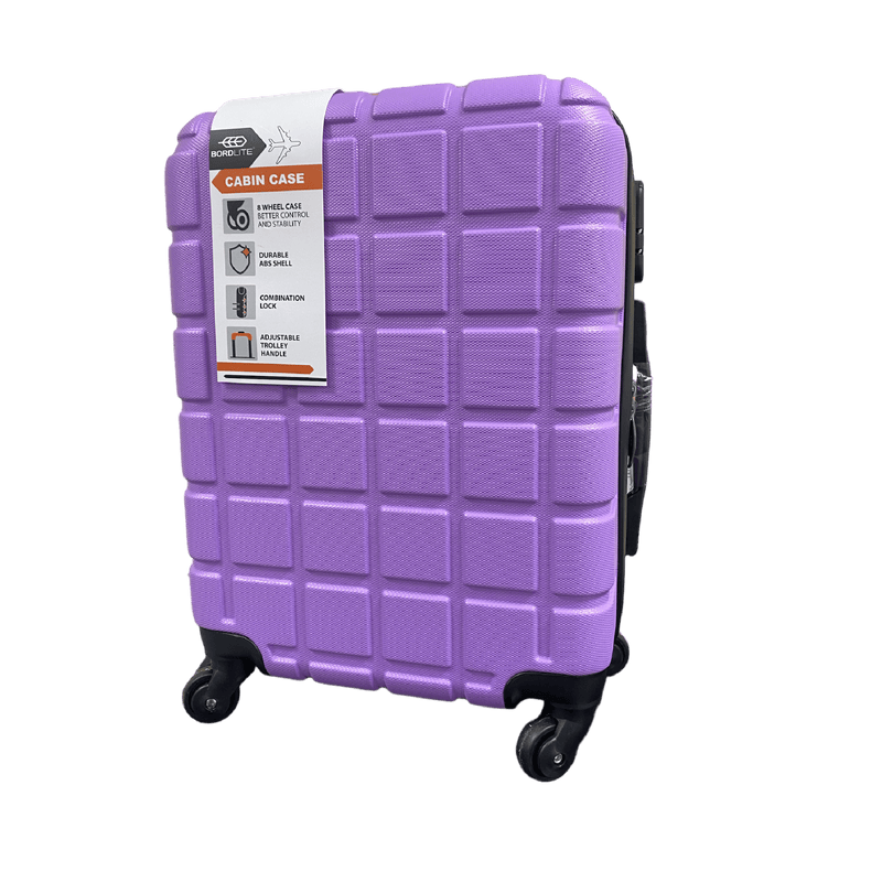 BordLite Cabin-sized Carry-On Suitcase Lilac - HANDBAGS, MANBAGS & LUGGAGE - Beattys of Loughrea