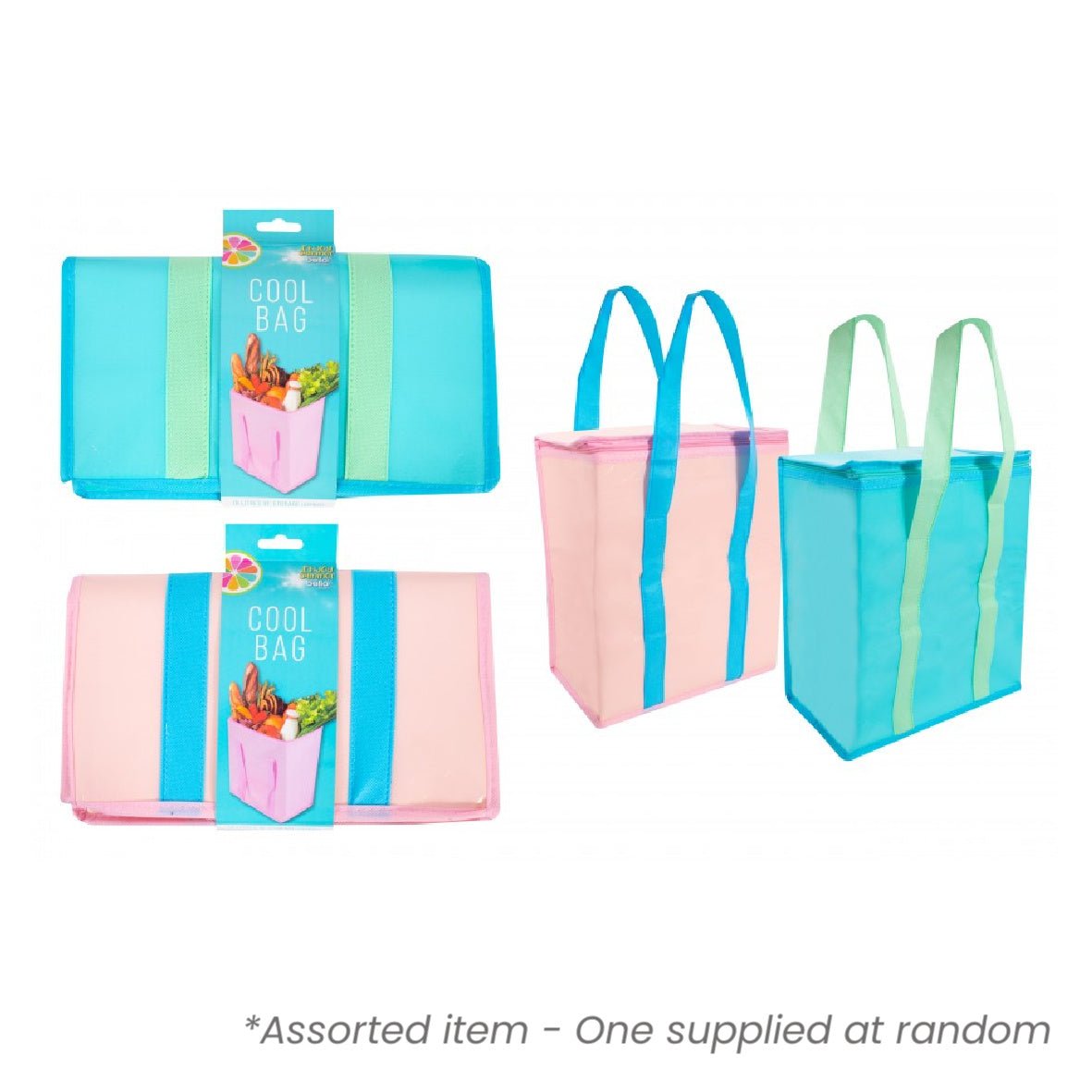 Bello Cool Bag 30x18x35cm Assorted - One Supplied* - COOLERS - Beattys of Loughrea