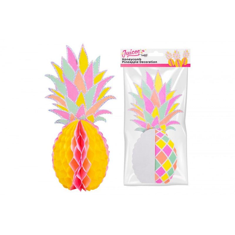 Bello Paper Pineapple Honeycomb Decoration - BBQ FUEL BBQ TOOLS, ACCESSORIES , TENT PEGS - Beattys of Loughrea