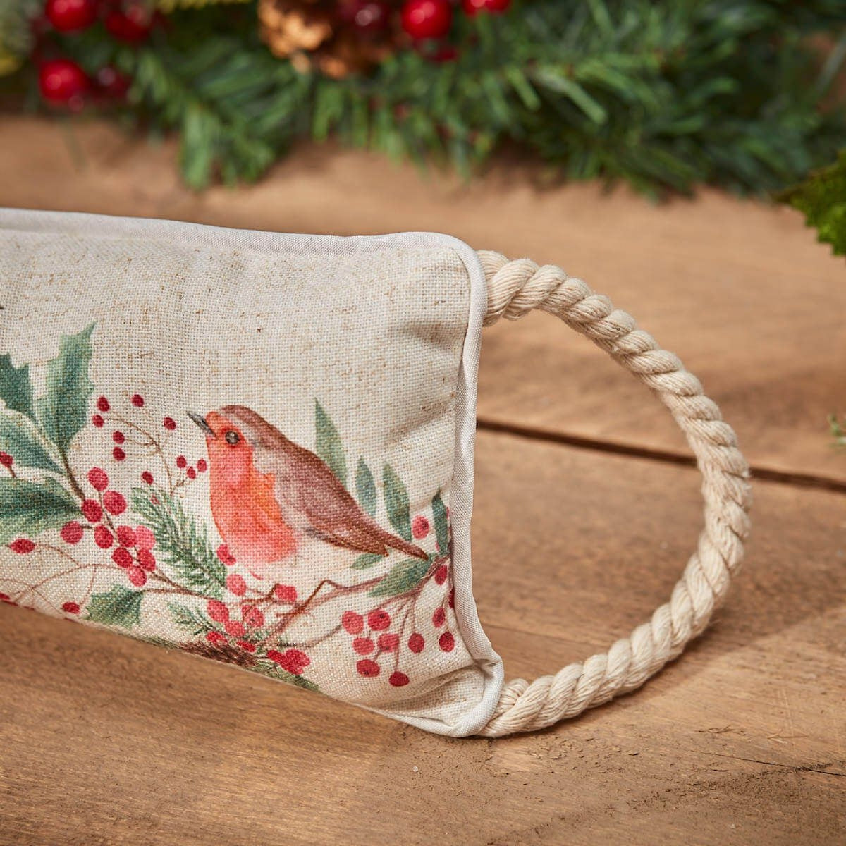 R13 FESTIVE ROBIN DRAUGHT EXCLUDER 4XA252