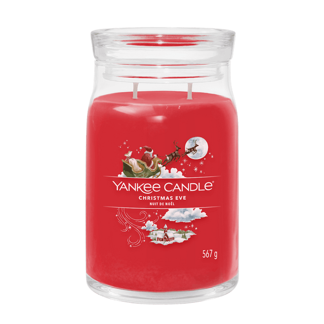 Christmas Eve Signature Large Jar Yankee Candle 567g - CANDLES - Beattys of Loughrea