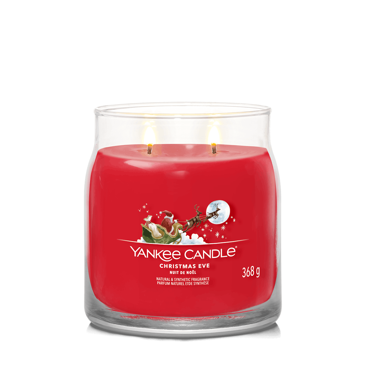 Christmas Eve Signature Medium Jar Yankee Candle 368g - CANDLES - Beattys of Loughrea