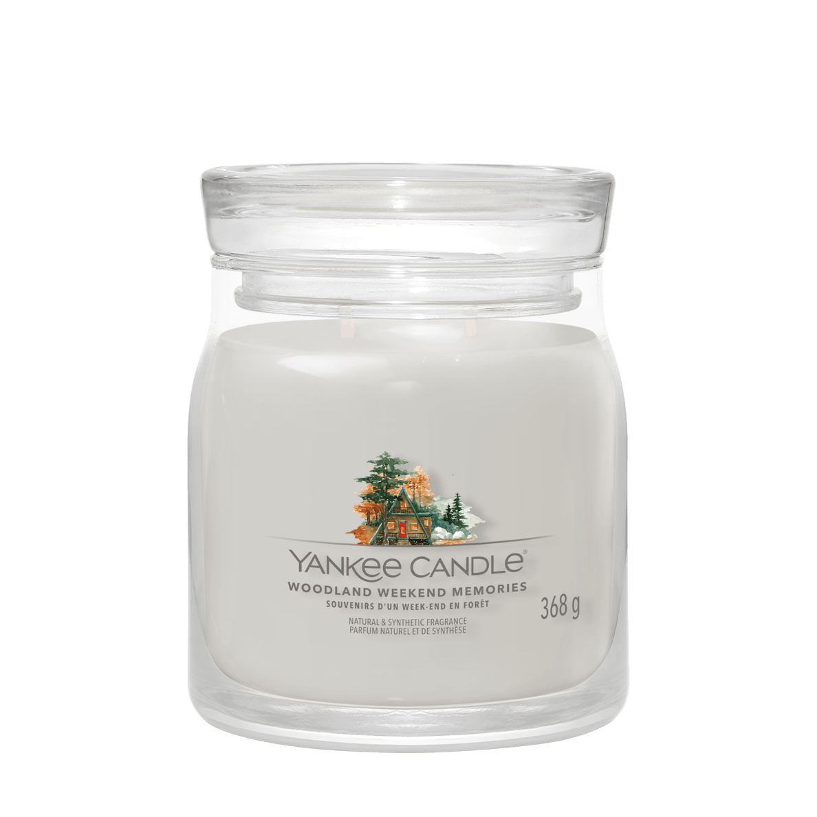 Woodland Weekend Memories Signature Medium Jar Yankee Candle 368g - CANDLES - Beattys of Loughrea