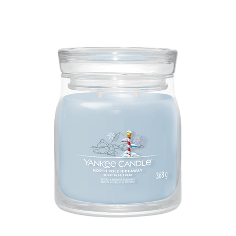North Pole Hideaway Signature Medium Jar Yankee Candle 368g - CANDLES - Beattys of Loughrea