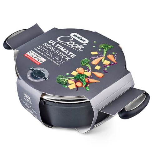 Zyliss Cook Ultimate 20cm Non-Stick Stock Pot - COOKWARE - S/STEEL - Beattys of Loughrea