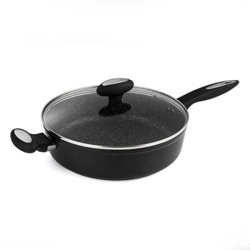 Zyliss Cook Ultimate Non-Stick Sauté Pan with Glass Lid 28cm - COOKWARE - S/STEEL - Beattys of Loughrea