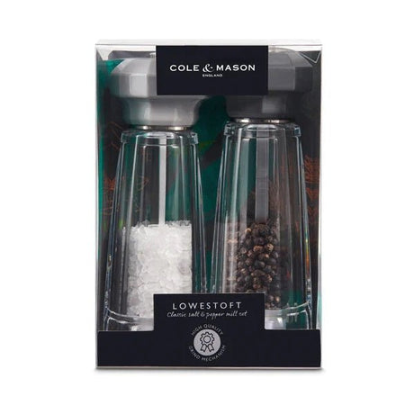 Cole & Mason Lowestoft Salt & Pepper Mill Set 175mm - GENERAL LOOSE WARE - Beattys of Loughrea