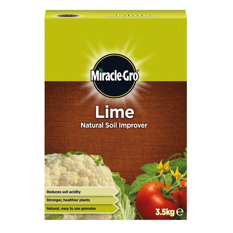 Miracle-Gro Lime Natural Soil Improver 3.5kg - FERTILISER GRANULAR/SOLUBLE/LIQ - Beattys of Loughrea
