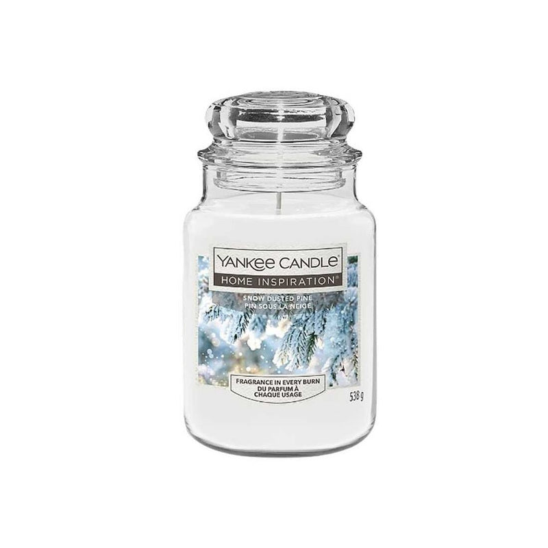 Snow Dusted Pine Home Inspirations Large Yankee Candle 538g - CANDLES - Beattys of Loughrea