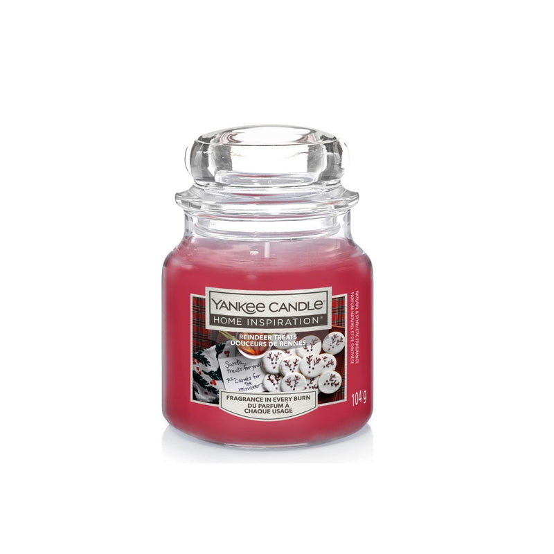 Reindeer Treats Home Inspirations Small Yankee Candle 104g - CANDLES - Beattys of Loughrea