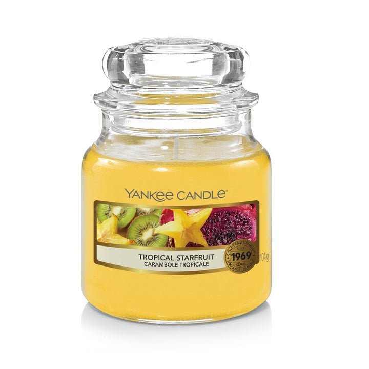 Tropical Starfruit Small Yankee Candle 104g - CANDLES - Beattys of Loughrea