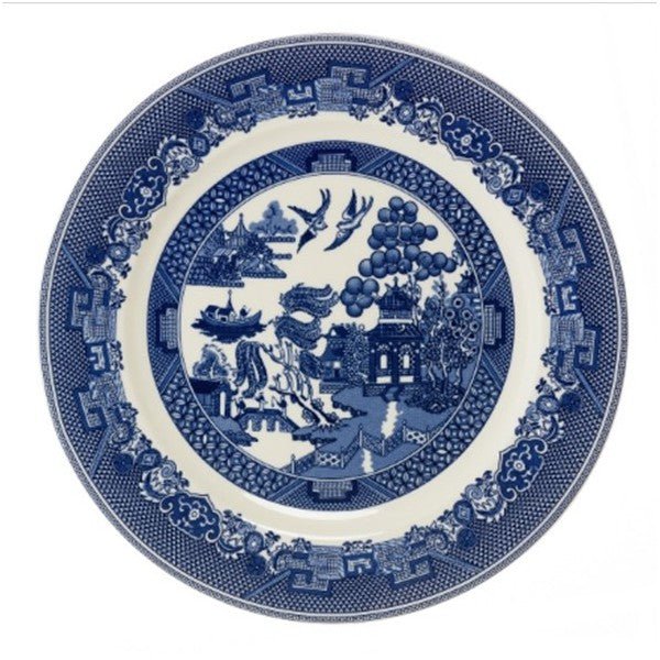 Blue Willow 23cm Breakfast Plate 9" - GENERAL LOOSE WARE - Beattys of Loughrea