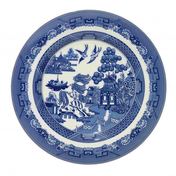 Blue Willow 27cm Dinner Plate 10.5" - GENERAL LOOSE WARE - Beattys of Loughrea
