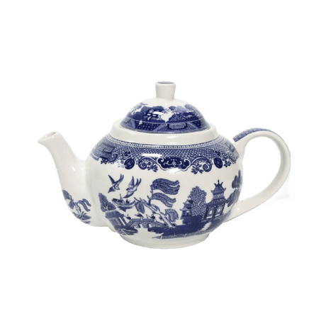 Blue Willow Teapot 1 Litre - TEA/COFFEE MAKER/BODUM/MILLS - Beattys of Loughrea