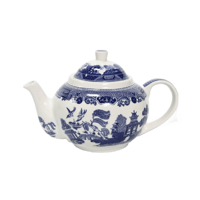 Blue Willow Teapot 1 Litre - TEA/COFFEE MAKER/BODUM/MILLS - Beattys of Loughrea