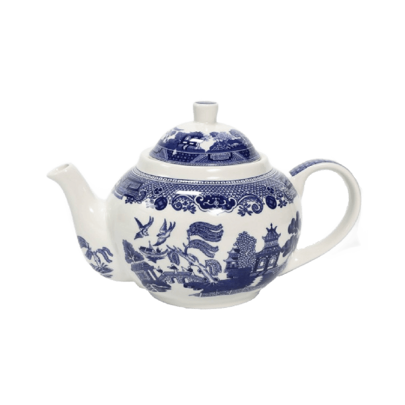 Blue Willow Teapot 1 Litre - TEA/COFFEE MAKER/BODUM/MILLS - Beattys of Loughrea