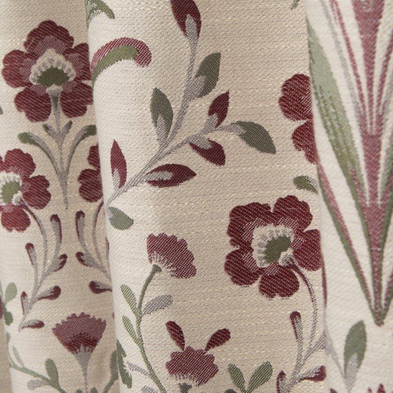 Riley 90" x 90" Lined Eyelet Curtains Raspberry - Beattys of Loughrea | www.beattys.ie