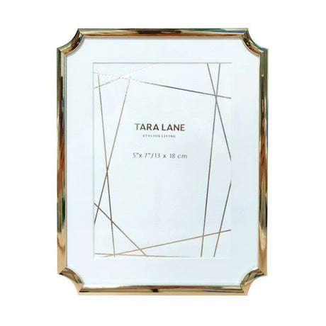 Mila Photo Frame With Mount Gold 4 X 6 - PHOTO FRAMES - PLATED, GILT, STONE - Beattys of Loughrea