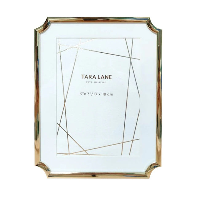 Mila Photo Frame With Mount Gold 4 X 6 - PHOTO FRAMES - PLATED, GILT, STONE - Beattys of Loughrea