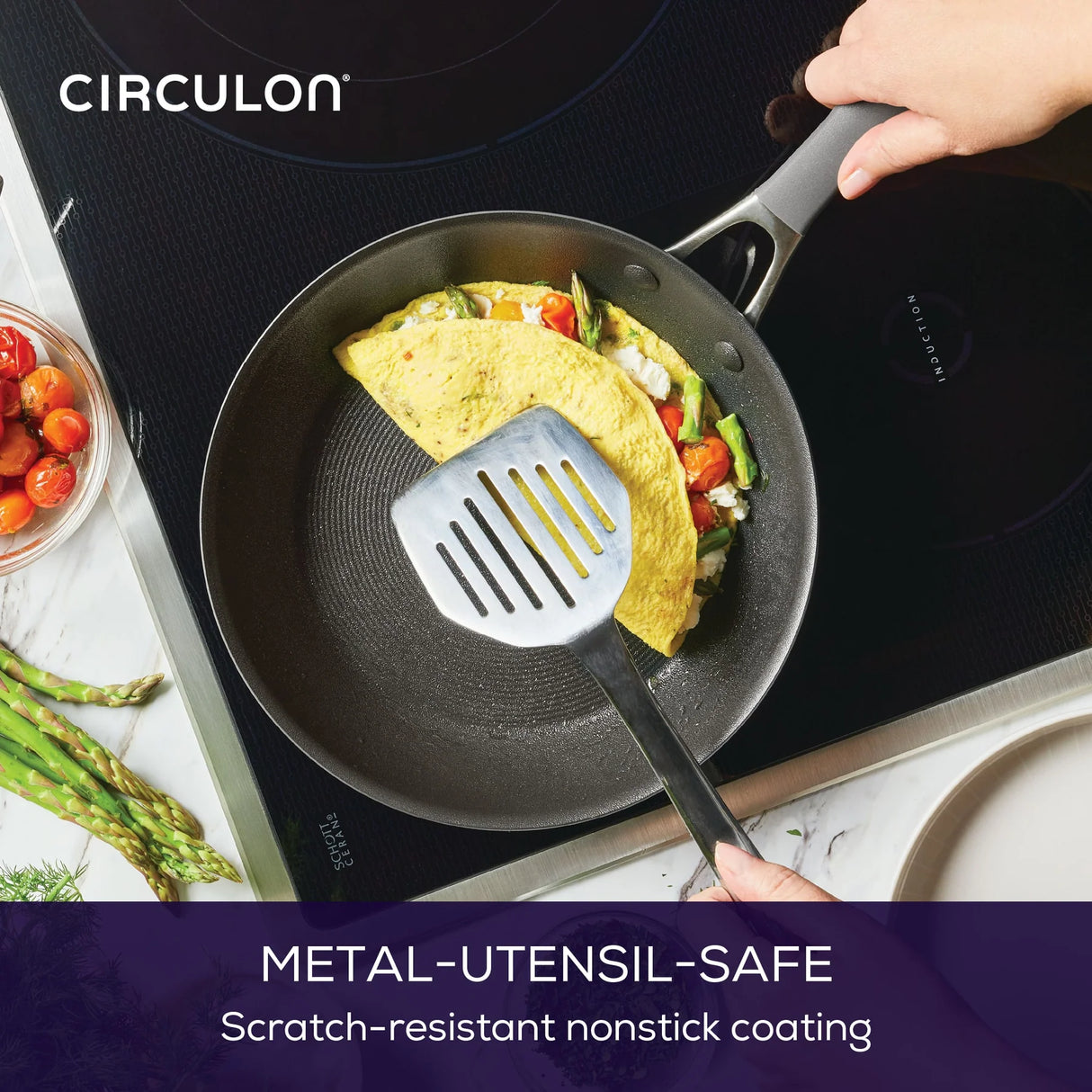 Circulon ScratchDefense Extreme Non-Stick Induction Frying Pan 25cm