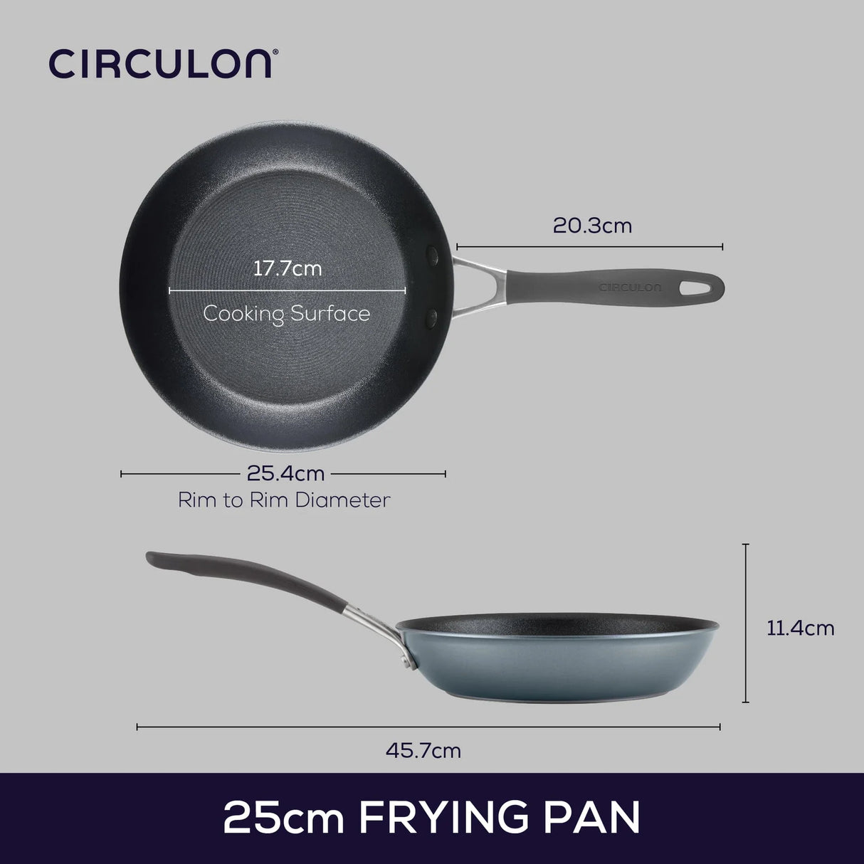 Circulon ScratchDefense Extreme Non-Stick Induction Frying Pan 25cm