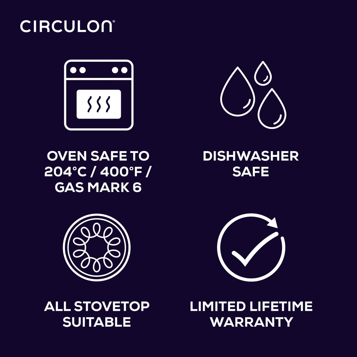 Circulon ScratchDefense Extreme Non-Stick Induction Frying Pan 25cm