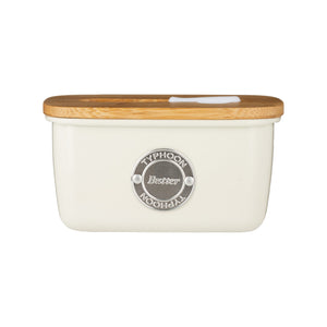 Rayware Living Cream Butter Storage & Spatula Set - GENERAL LOOSE WARE - Beattys of Loughrea