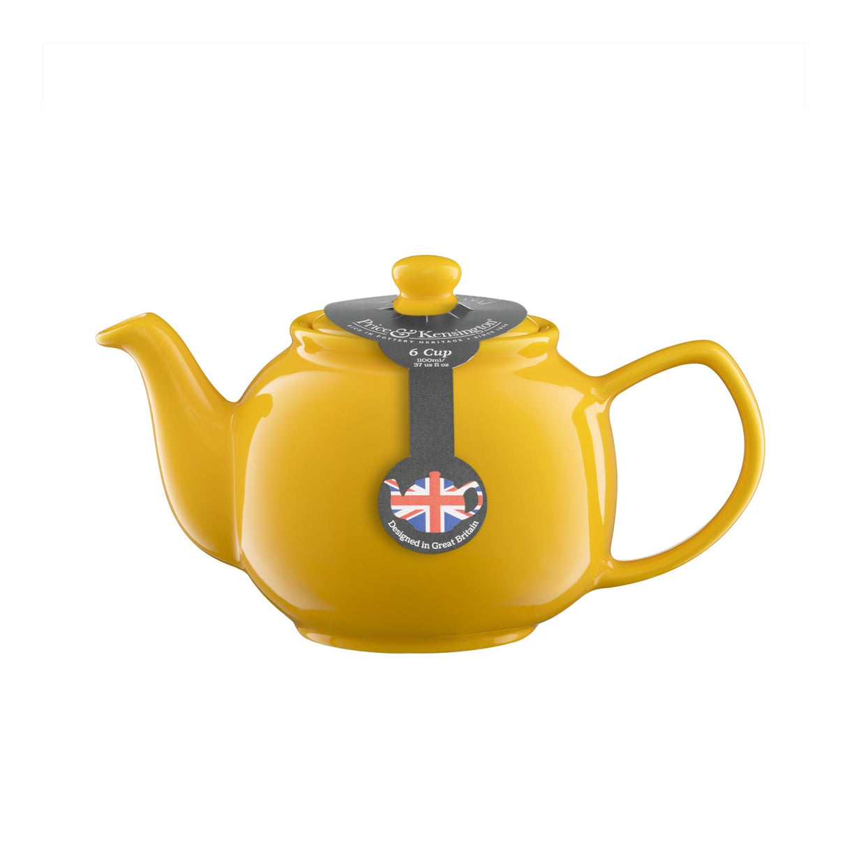 Price & Kensington Mustard 6 Cup Teapot - TEA/COFFEE MAKER/BODUM/MILLS - Beattys of Loughrea