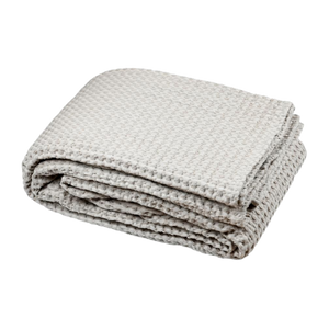 Anouk Throw Natural 130 x 160cm - THROWS/BLANKETS - Beattys of Loughrea