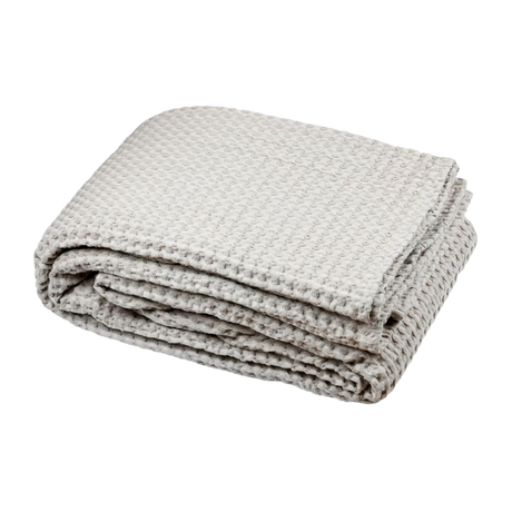 Anouk Throw Natural 130 x 160cm - THROWS/BLANKETS - Beattys of Loughrea