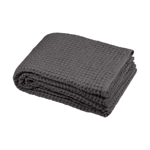 Anouk Throw Anthracite Grey 130 x 160cm - THROWS/BLANKETS - Beattys of Loughrea