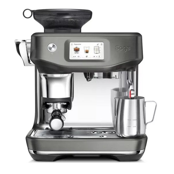 SAGE the Barista Touch Impress SES881 Bean to Cup Coffee Machine - Black Stainless Steel