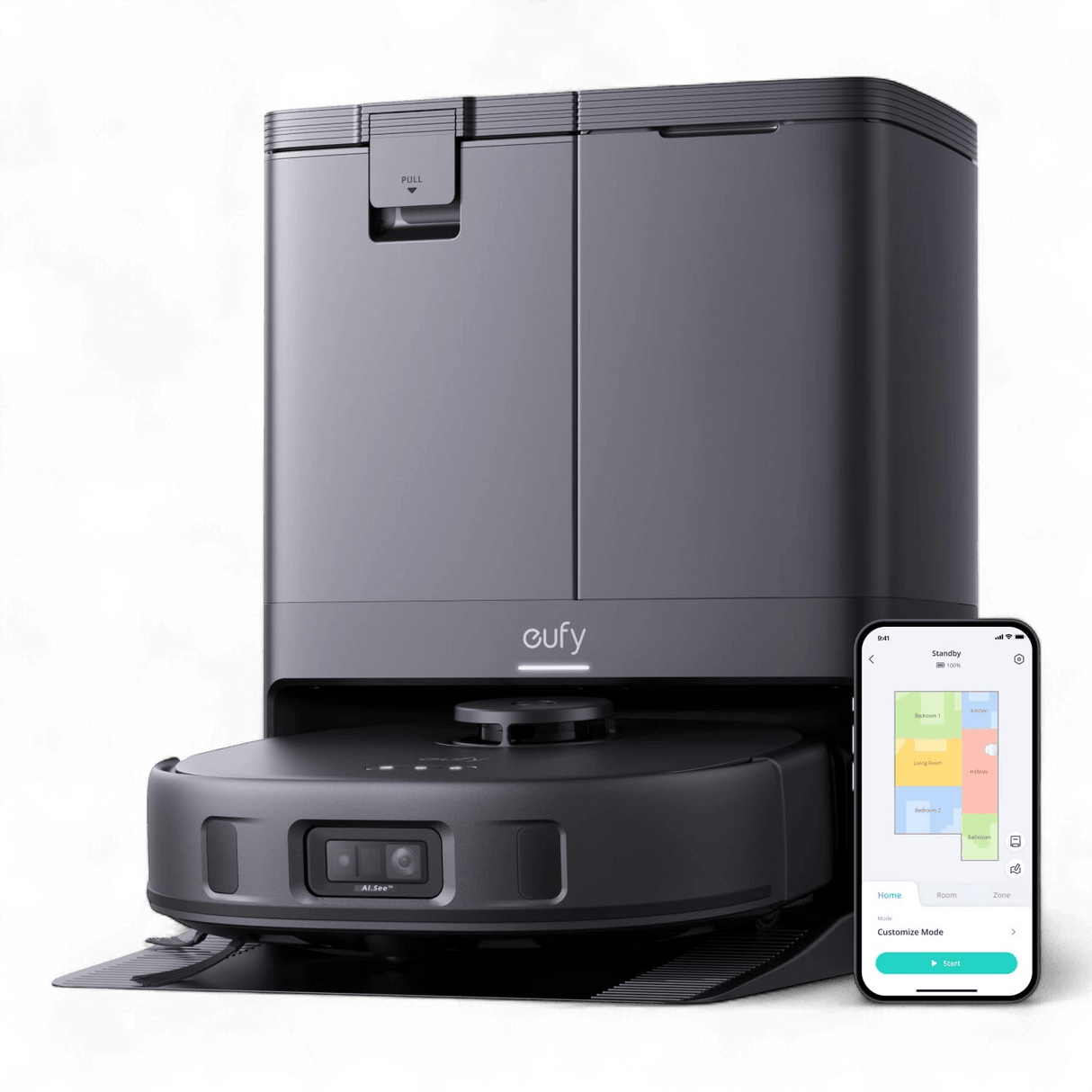 Eufy X10 Pro Omni MopMaster Robot Vacuum Cleaner & Mop with Omni Station - ROBOT VACUUM CLEANER - Beattys of Loughrea