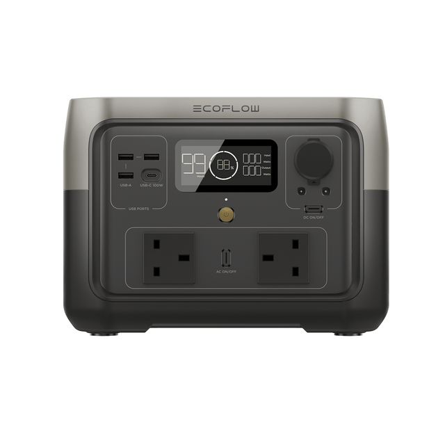 EcoFlow River 2 Max Portable Power Station | ZMR610 - B - UK - BATTERY CHARGERS - Beattys of Loughrea