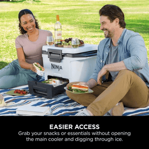 Ninja FrostVault 30QT/28L Hard Cooler - Cloud White FB131UKWH - COOLERS - Beattys of Loughrea