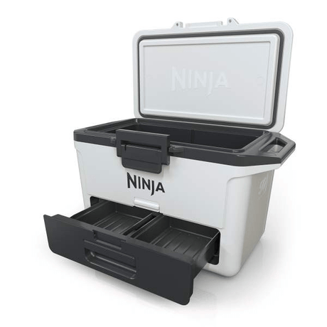 Ninja FrostVault 50QT/47L Hard Cooler - Cloud White FB151UKWH - COOLERS - Beattys of Loughrea