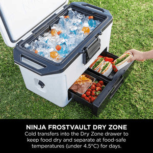 Ninja FrostVault 50QT/47L Hard Cooler - Cloud White FB151UKWH - COOLERS - Beattys of Loughrea